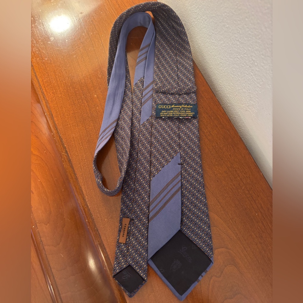 Vintage Gucci Accessories Collection Silk Tie Made in Italy - Picture 15 of 15
